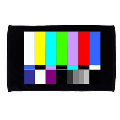 TV Colors Bars Organic Screen Retro Microfiber Hand Towel