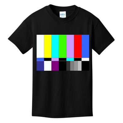 TV Colors Bars Organic Screen Retro Kids T-Shirt