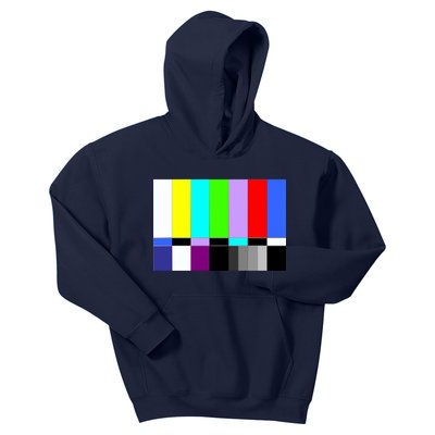 TV Colors Bars Organic Screen Retro Kids Hoodie