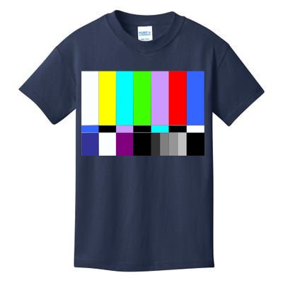 TV Colors Bars Organic Screen Retro Kids T-Shirt