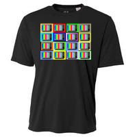 TV Screen No Signal Bars - Vintage Classic Cooling Performance Crew T-Shirt