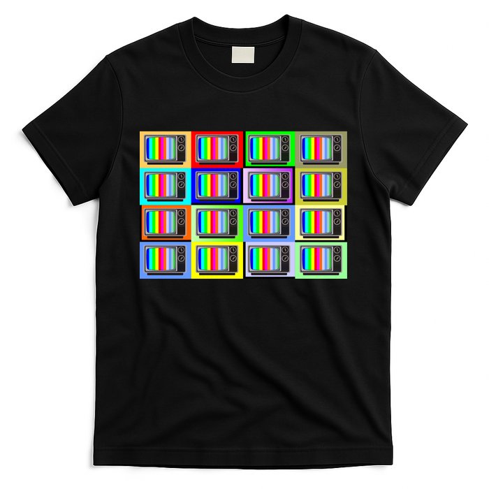 TV Screen No Signal Bars - Vintage Classic T-Shirt