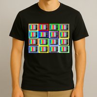 TV Screen No Signal Bars - Vintage Classic T-Shirt
