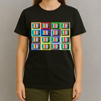 TV Screen No Signal Bars - Vintage Classic T-Shirt