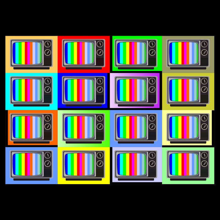 TV Screen No Signal Bars - Vintage Classic T-Shirt