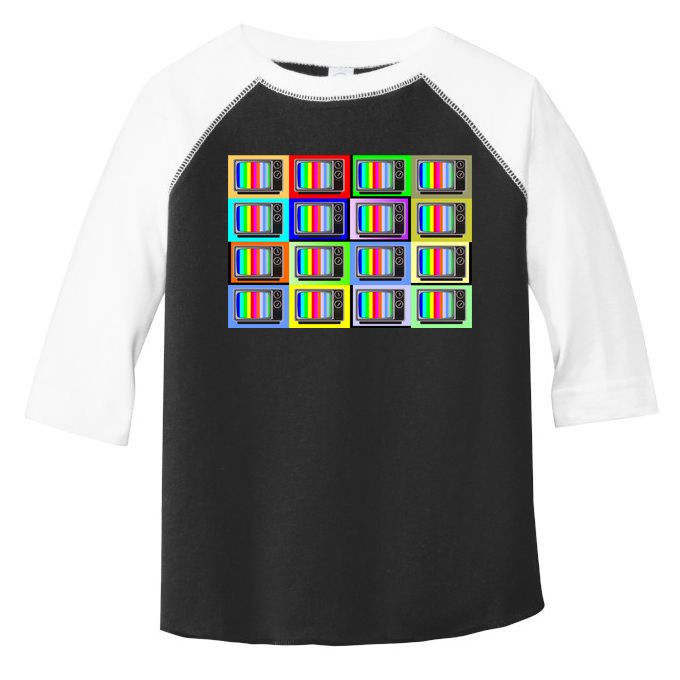 TV Screen No Signal Bars - Vintage Classic Toddler Fine Jersey T-Shirt