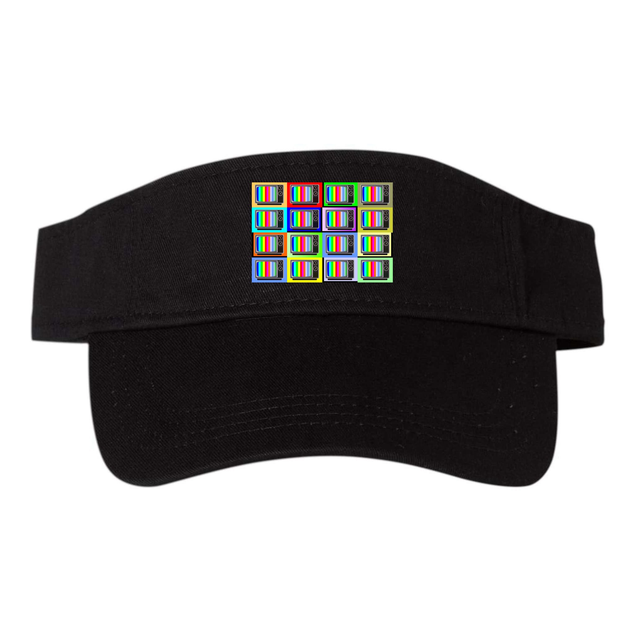 TV Screen No Signal Bars - Vintage Classic Visor