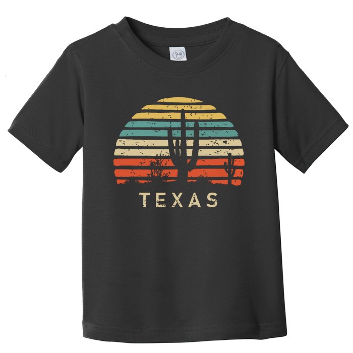 Texas Vintage 1980s Style Desert Toddler T-Shirt