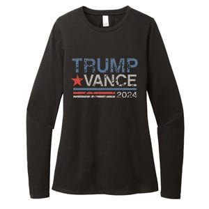 Trump Vance 2024 Stripe Trump Jd Vance Womens CVC Long Sleeve Shirt