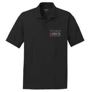 Trump Vance 2024 Stripe Trump Jd Vance PosiCharge RacerMesh Polo