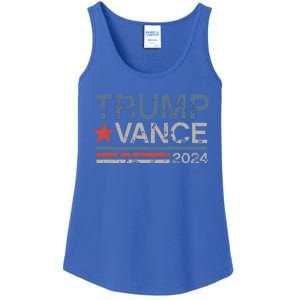 Trump Vance 2024 Stripe Trump Jd Vance Ladies Essential Tank