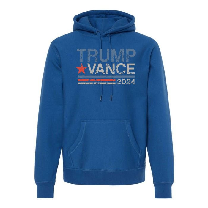 Trump Vance 2024 Stripe Trump Jd Vance Premium Hoodie