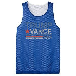 Trump Vance 2024 Stripe Trump Jd Vance Mesh Reversible Basketball Jersey Tank