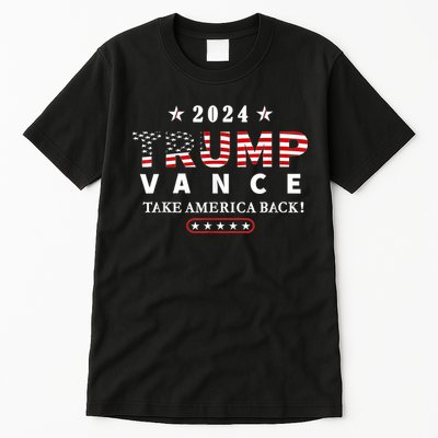 Trump Vance 2024 President Trump Supporter Reelection Tall T-Shirt