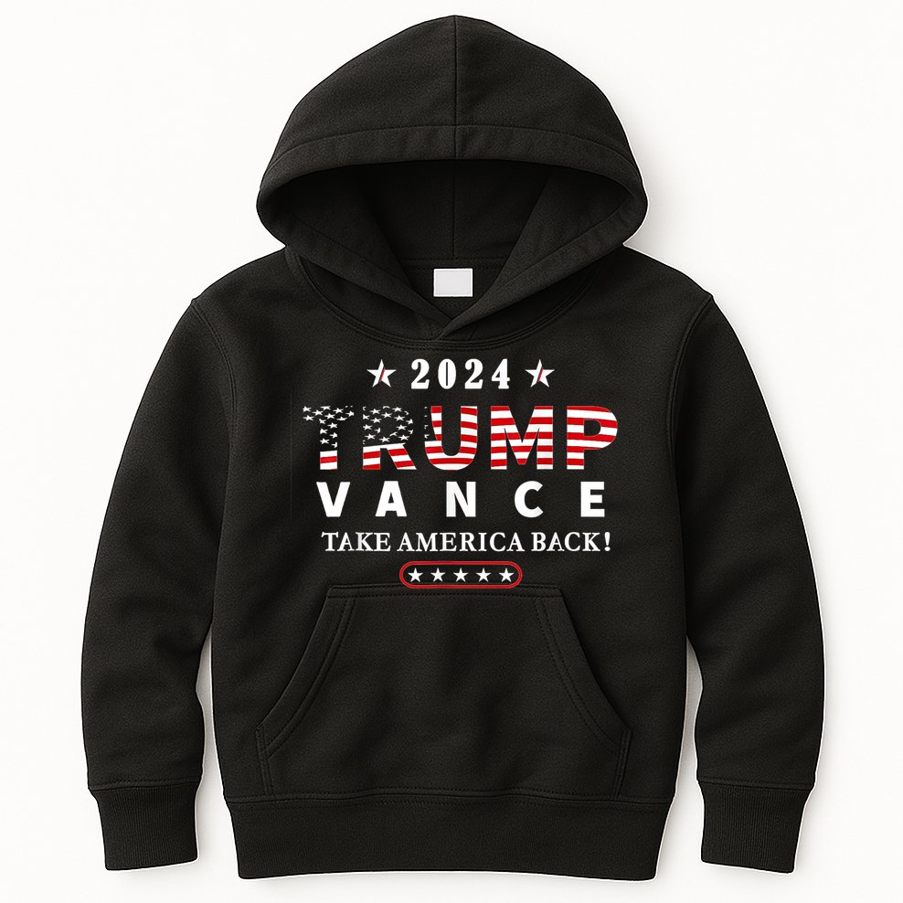 Trump Vance 2024 President Trump Supporter Reelection Kids Hoodie