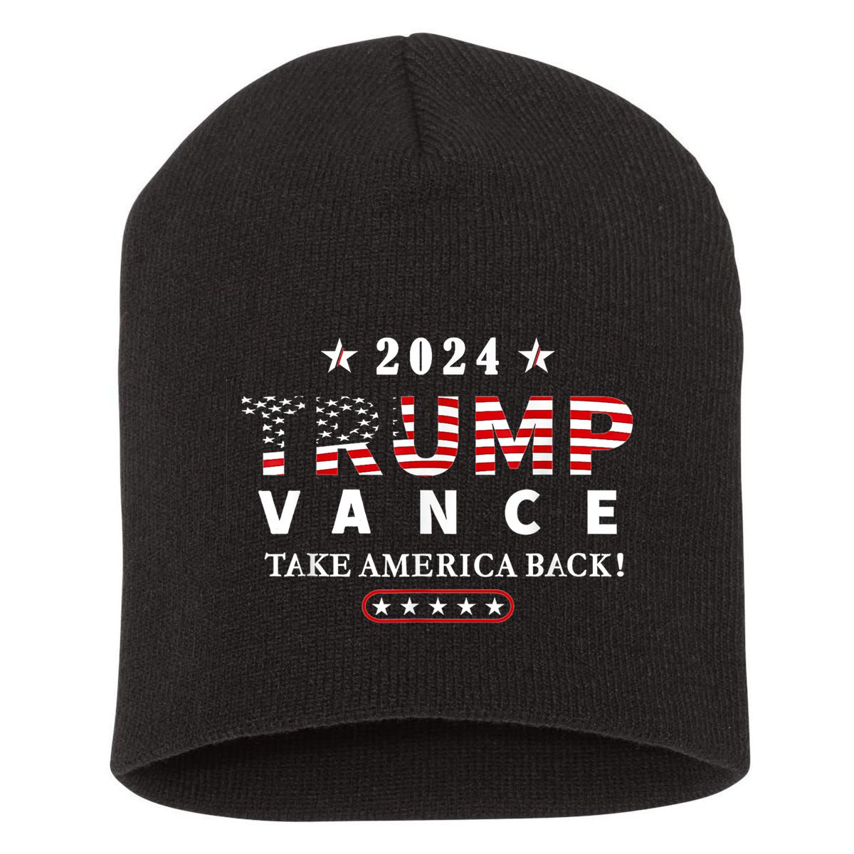 Trump Vance 2024 President Trump Supporter Reelection Short Acrylic Beanie