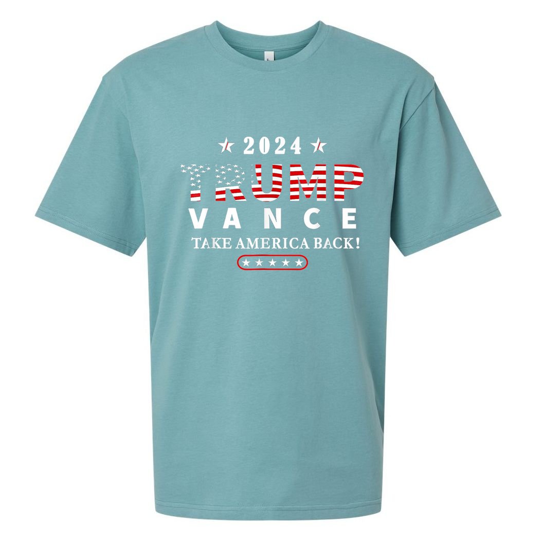 Trump Vance 2024 President Trump Supporter Reelection Sueded Cloud Jersey T-Shirt