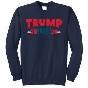 Trump Vance 2024 Donald Trump J.D. Vance For President Tall Sweatshirt