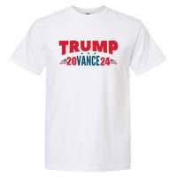 Trump Vance 2024 Donald Trump J.D. Vance For President Garment-Dyed Heavyweight T-Shirt