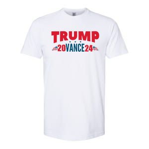 Trump Vance 2024 Donald Trump J.D. Vance For President Softstyle CVC T-Shirt