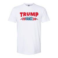 Trump Vance 2024 Donald Trump J.D. Vance For President Softstyle CVC T-Shirt