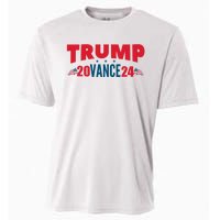 Trump Vance 2024 Donald Trump J.D. Vance For President Cooling Performance Crew T-Shirt