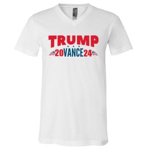 Trump Vance 2024 Donald Trump J.D. Vance For President V-Neck T-Shirt