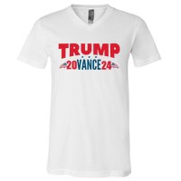 Trump Vance 2024 Donald Trump J.D. Vance For President V-Neck T-Shirt