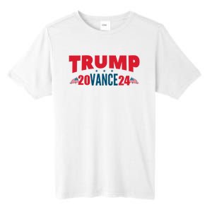 Trump Vance 2024 Donald Trump J.D. Vance For President Tall Fusion ChromaSoft Performance T-Shirt