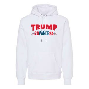 Trump Vance 2024 Donald Trump J.D. Vance For President Premium Hoodie