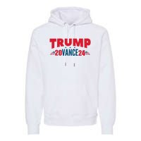 Trump Vance 2024 Donald Trump J.D. Vance For President Premium Hoodie