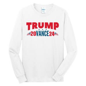 Trump Vance 2024 Donald Trump J.D. Vance For President Tall Long Sleeve T-Shirt