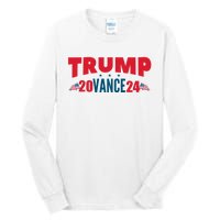 Trump Vance 2024 Donald Trump J.D. Vance For President Tall Long Sleeve T-Shirt