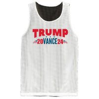 Trump Vance 2024 Donald Trump J.D. Vance For President Mesh Reversible Basketball Jersey Tank