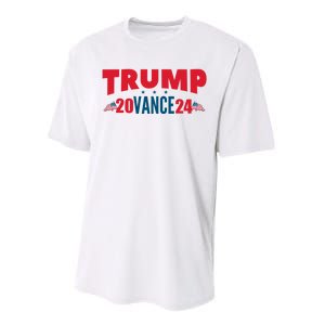 Trump Vance 2024 Donald Trump J.D. Vance For President Performance Sprint T-Shirt