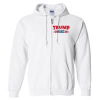 Trump Vance 2024 Donald Trump J.D. Vance For President Full Zip Hoodie