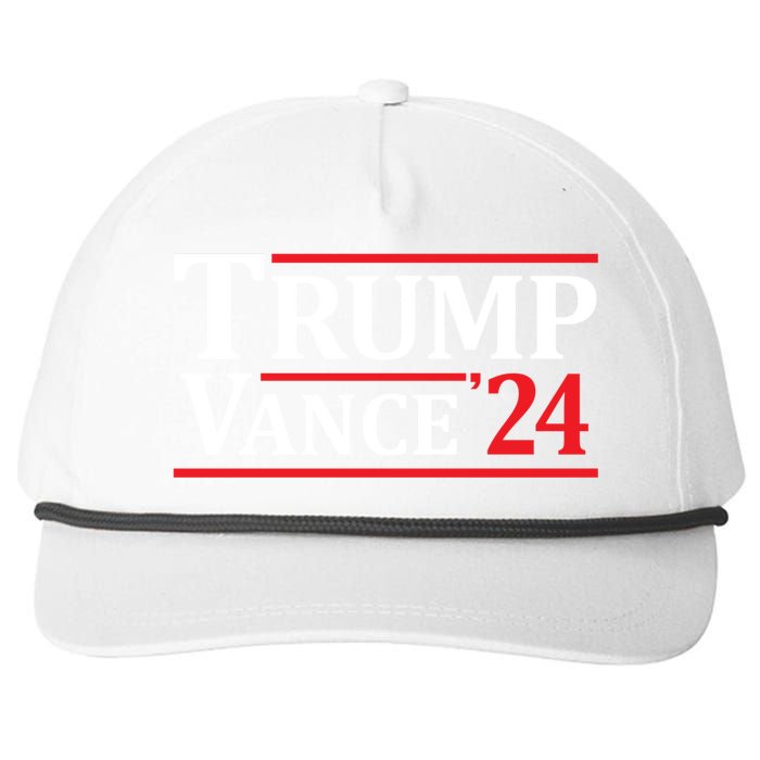 Trump Vance 24 Trump 2024 Snapback Five-Panel Rope Hat