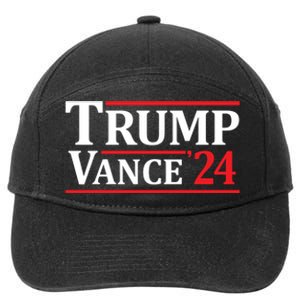 Trump Vance 24 Trump 2024 7-Panel Snapback Hat