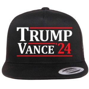 Trump Vance 24 Trump 2024 Flat Bill Trucker Hat