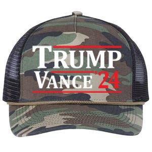 Trump Vance 24 Trump 2024 Retro Rope Trucker Hat Cap