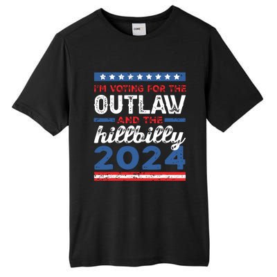 Trump Vance 2024 Donald Trump Jd Vance Outlaw Hillbilly Tall Fusion ChromaSoft Performance T-Shirt