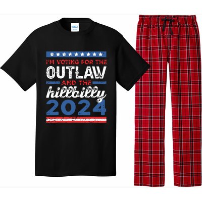 Trump Vance 2024 Donald Trump Jd Vance Outlaw Hillbilly Pajama Set