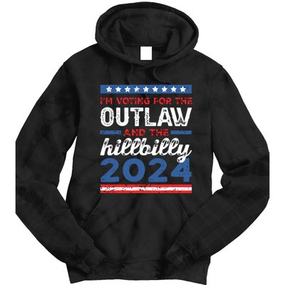 Trump Vance 2024 Donald Trump Jd Vance Outlaw Hillbilly Tie Dye Hoodie