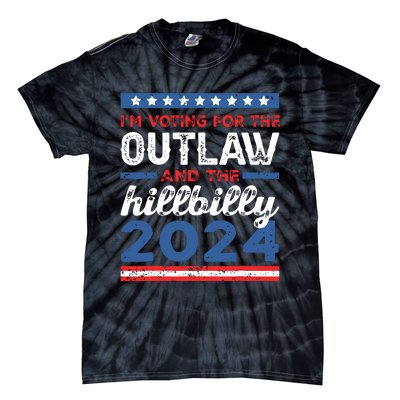 Trump Vance 2024 Donald Trump Jd Vance Outlaw Hillbilly Tie-Dye T-Shirt