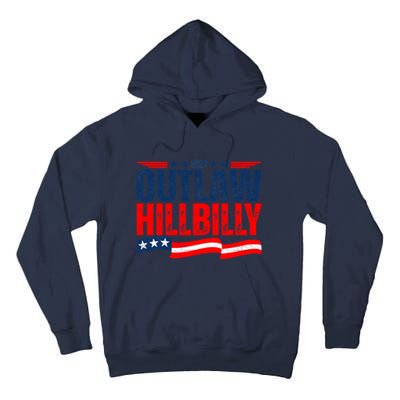 Trump Vance 2024 Vintage Elections Outlaw Hillbilly Us Flag Tall Hoodie