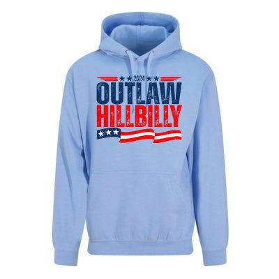 Trump Vance 2024 Vintage Elections Outlaw Hillbilly Us Flag Unisex Surf Hoodie