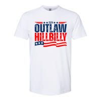 Trump Vance 2024 Vintage Elections Outlaw Hillbilly Us Flag Softstyle CVC T-Shirt