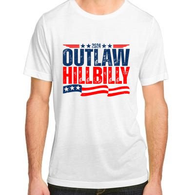 Trump Vance 2024 Vintage Elections Outlaw Hillbilly Us Flag Adult ChromaSoft Performance T-Shirt