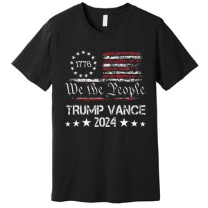 Trump Vance 2024 President Trump Supporter Reelection Premium T-Shirt