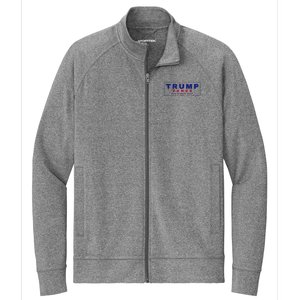 Trump Vance 2024 Donald Trump J.D. Vance Take America Back Stretch Full-Zip Cadet Jacket